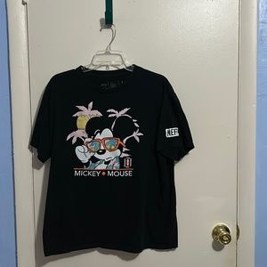 Disney Collection by Neff Mickey with Glasses and Palm Trees L Shirt